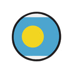 Flag Village Palau Flag Embroidery Iron-On Patches