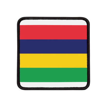 Flag Village Mauritius Flag Embroidery Iron-On Patches