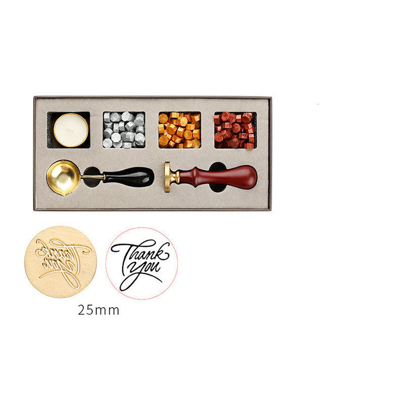 Flag Village Fire Lacquer Seal Set Gift Box