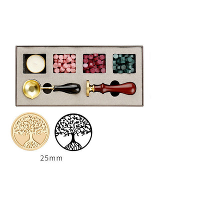 Flag Village Fire Lacquer Seal Set Gift Box