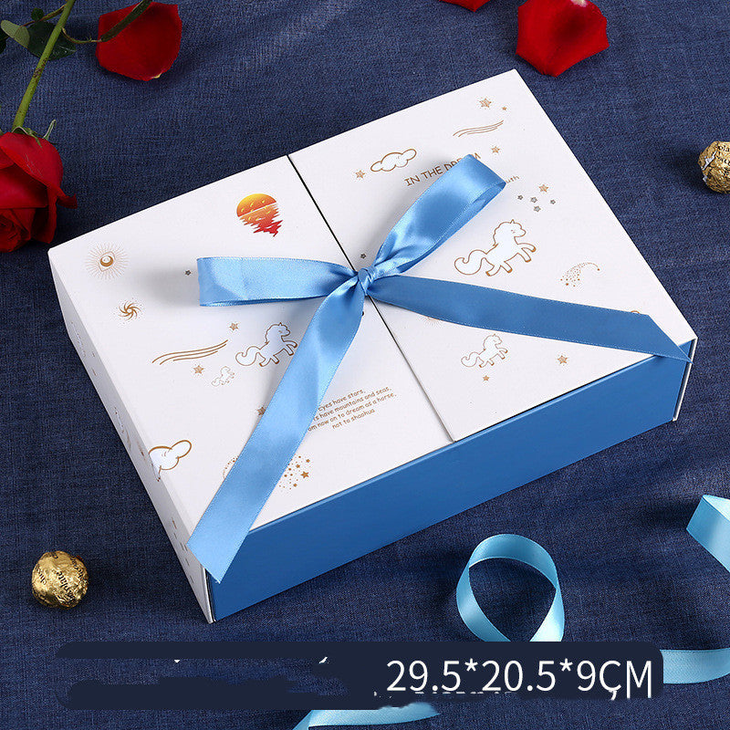 Flag Village Prince Charming Gift Printed Gift Box Bow Gift Box