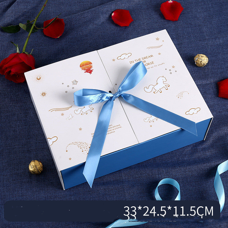 Flag Village Prince Charming Gift Printed Gift Box Bow Gift Box
