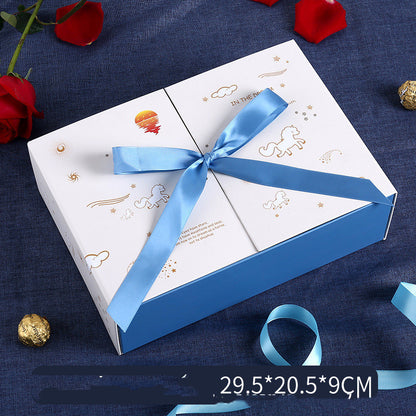 Flag Village Prince Charming Gift Printed Gift Box Bow Gift Box