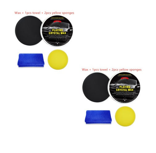 Flag Village Auto Tools Car Diamond Crystal Wax Black Wax Coating Waxing Polishing Sewage Crystal Hard Wax
