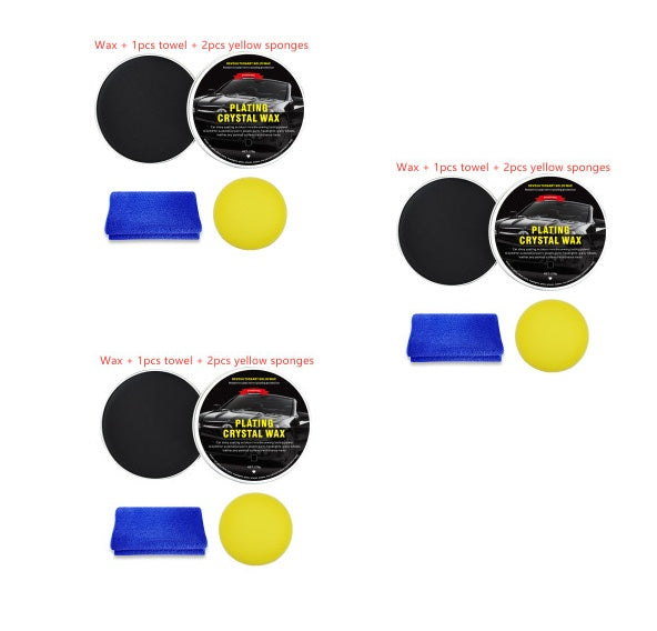 Flag Village Auto Tools Car Diamond Crystal Wax Black Wax Coating Waxing Polishing Sewage Crystal Hard Wax