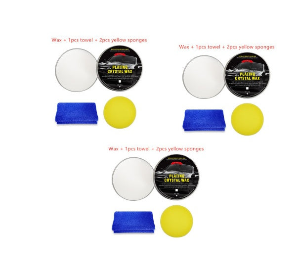 Flag Village Auto Tools Car Diamond Crystal Wax Black Wax Coating Waxing Polishing Sewage Crystal Hard Wax