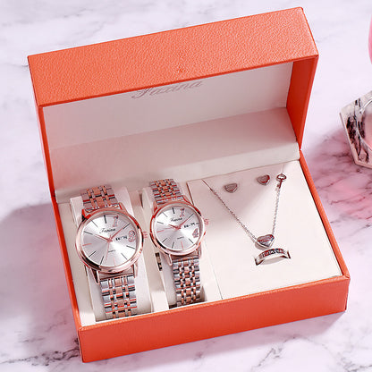 Flag Village Luxury Watch Gifts for Women Earrings ring Necklace bracelet