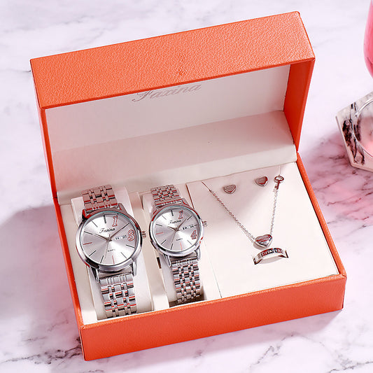 Flag Village Luxury Watch Gifts for Women Earrings ring Necklace bracelet