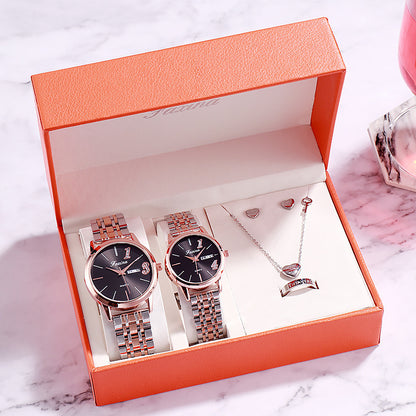 Flag Village Luxury Watch Gifts for Women Earrings ring Necklace bracelet