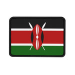 Flag Village Kenya Flag Embroidery Iron-On Patches