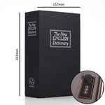 Flag Village Student Gift Dictionary Mini Safe Box Book Hidden Secret Key Lock Coin Bank Card Jewellery Private Diary Storage Password Locker