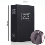 Flag Village Student Gift Dictionary Mini Safe Box Book Hidden Secret Key Lock Coin Bank Card Jewellery Private Diary Storage Password Locker