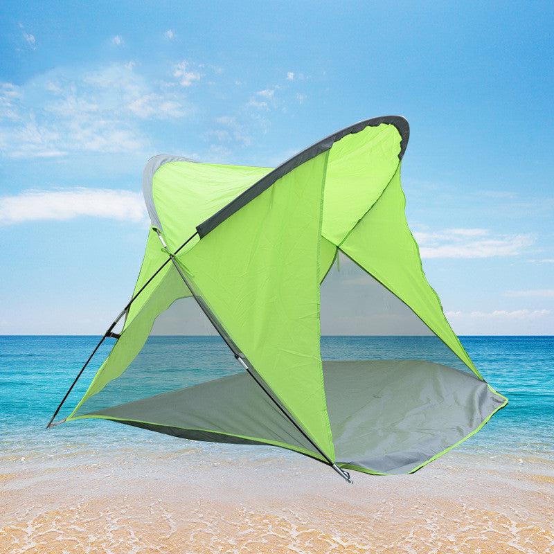 Flag Village New Beach Tent Outdoor Camping Supplies Canopy Camping Beach Tent Outdoor Double Travel Fishing