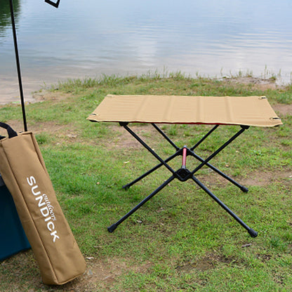 Flag Village Outdoor Folding Table Camping Table Mesh BBQ Picnic Table