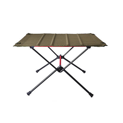 Flag Village Outdoor Folding Table Camping Table Mesh BBQ Picnic Table