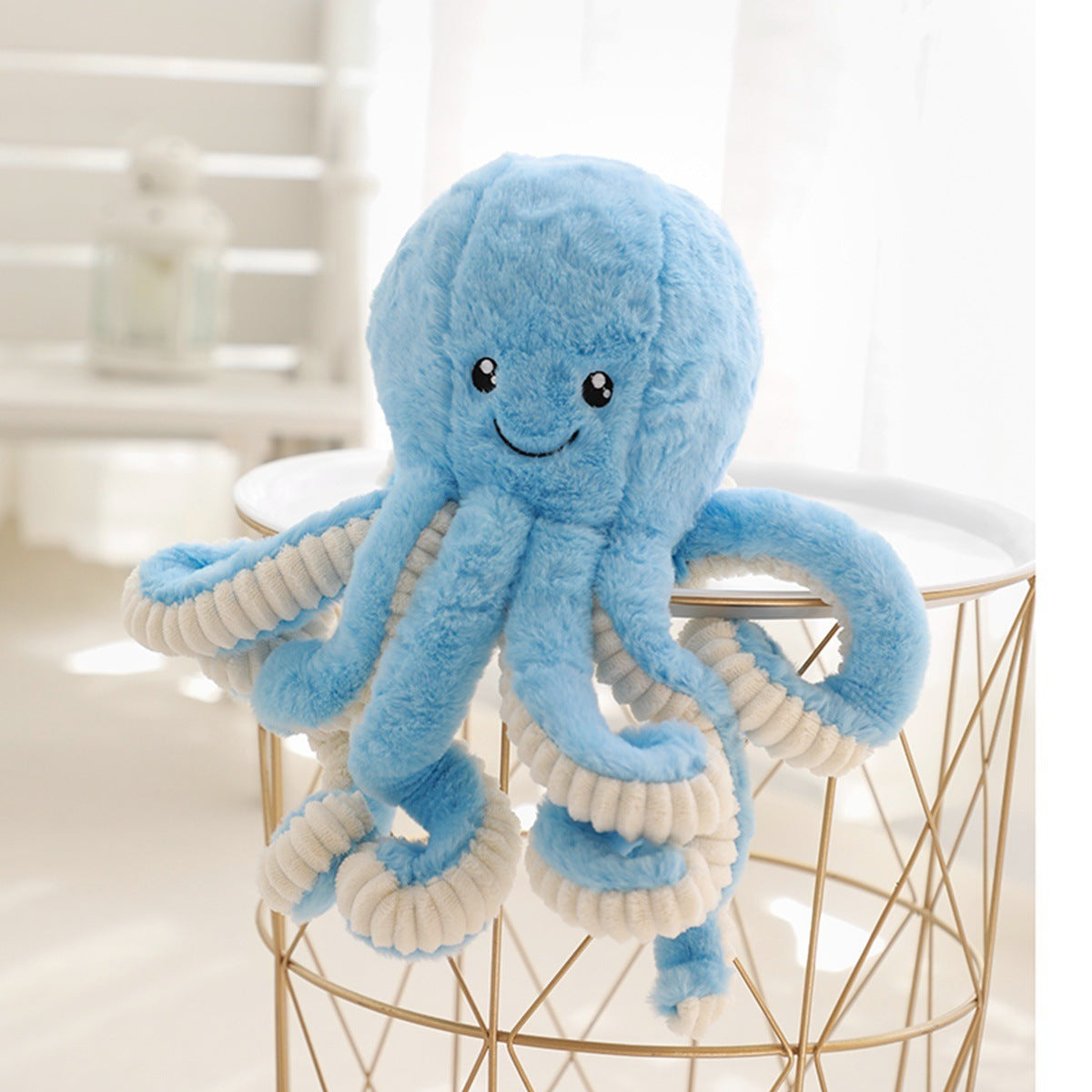 Gift & Souvenir Lovely Simulation Octopus Pendant Plush Stuffed Toy Soft Animal Home Accessories Cute Doll Children Gifts