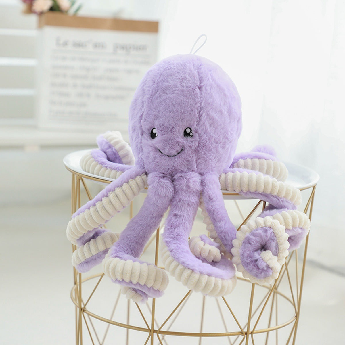 Gift & Souvenir Lovely Simulation Octopus Pendant Plush Stuffed Toy Soft Animal Home Accessories Cute Doll Children Gifts