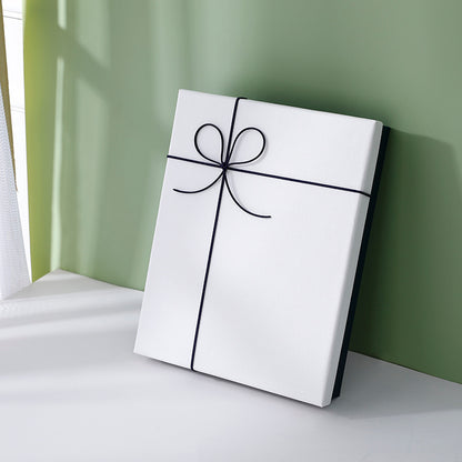 Flag Village Large Gift Box, Empty Box, Simple Blue Packaging Box, Exquisite Birthday Gift Box, Rectangular Gift Box, Custom
