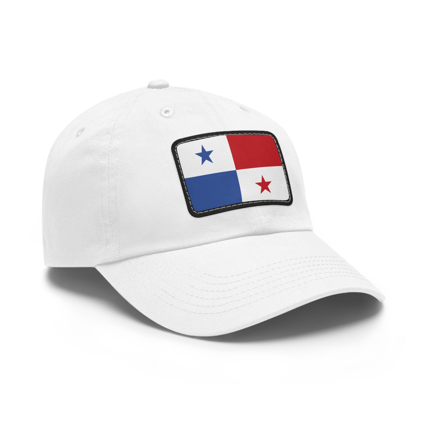 Flag Village Panama Flag Hat Cap with Leather Patch