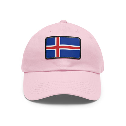Flag Village Iceland Flag Hat Cap with Leather Patch