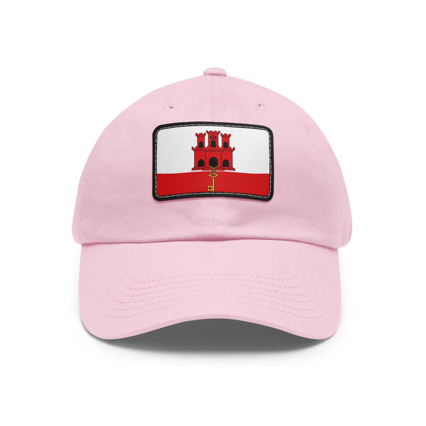 Flag Village Gibraltar Flag Hat Cap with Leather Patch