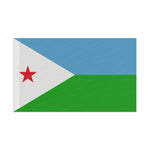 Flag Village Djibouti Flag 18" x 12" / 36" x 24" / 60" x 36"