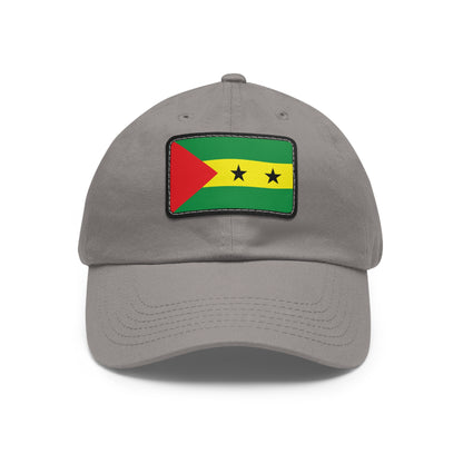 Flag Village Sao Tome And Principe Flag Hat Cap with Leather Patch