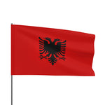 Flag Village Albania Flag