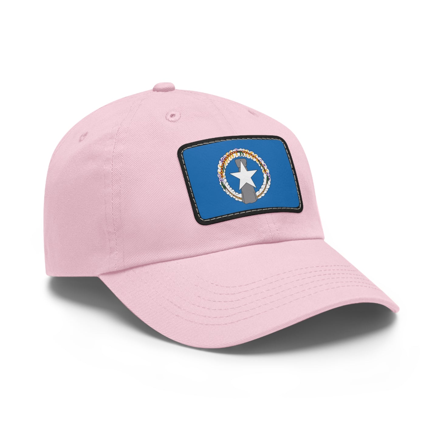 Flag Village Northern Mariana Islands Flag Hat Cap with Leather Patch