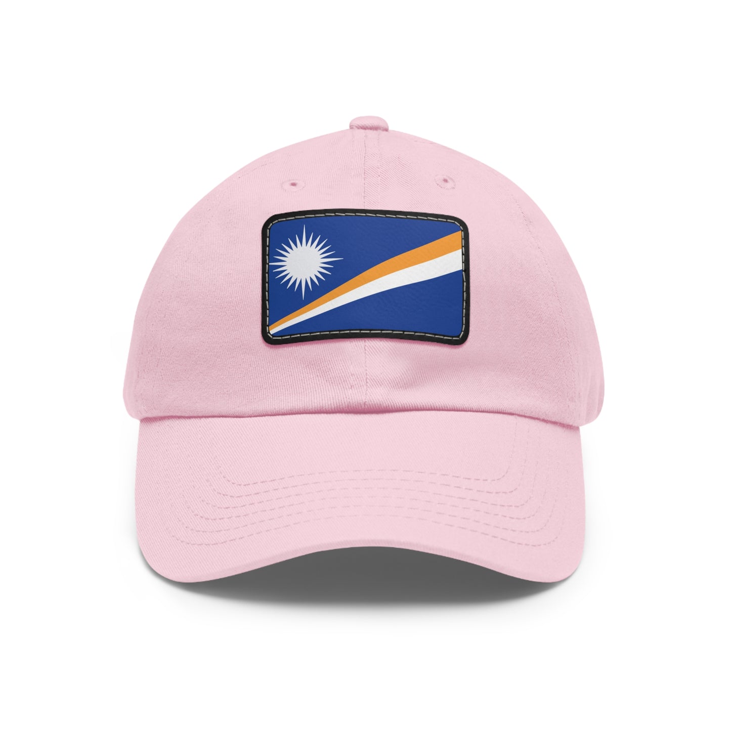 Flag Village Marshall Islands Flag Hat Cap with Leather Patch