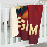 Flag Village Belgium Sporting Flag Sherpa Fleece Blanket