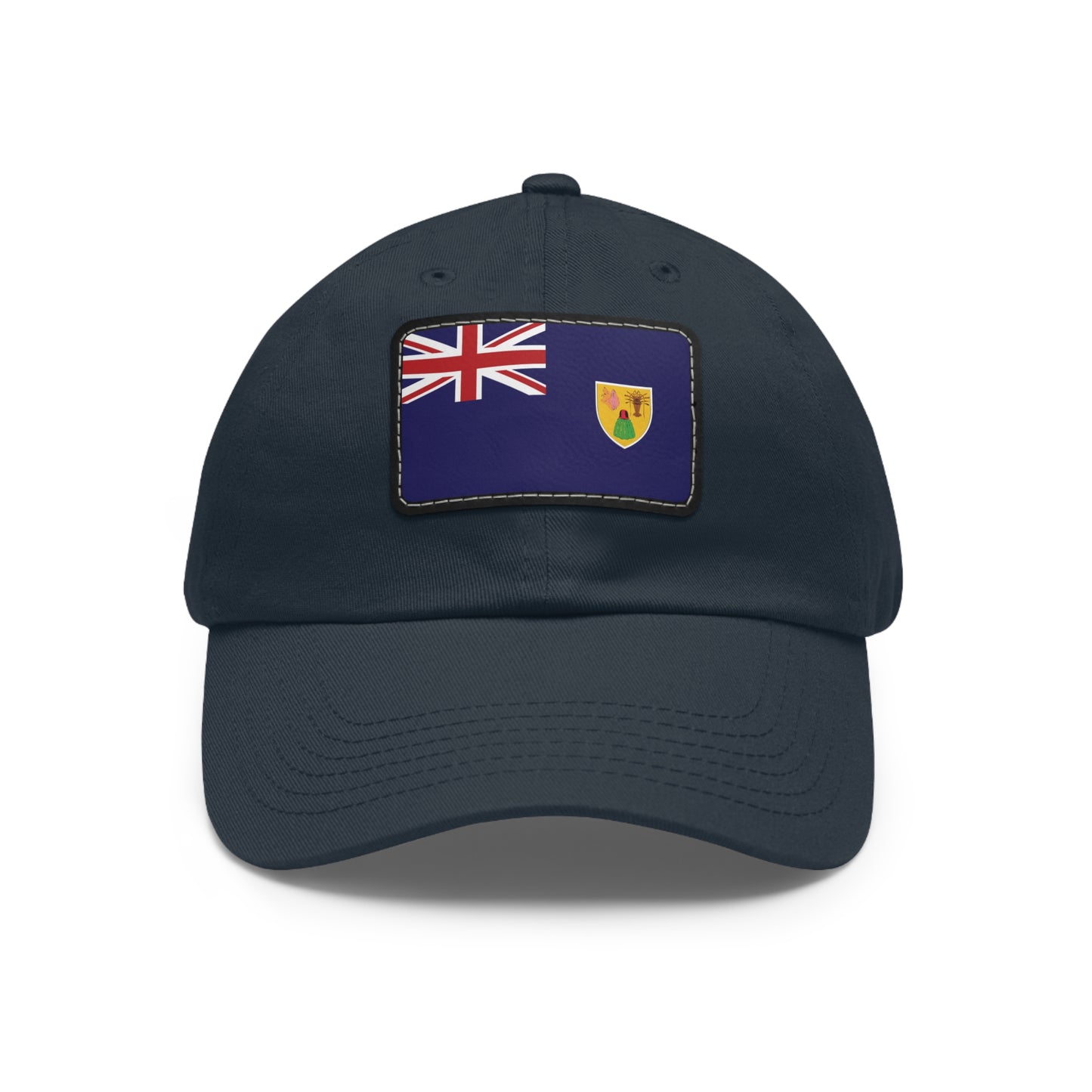 Flag Village Turks And Caicos Islands Flag Hat Cap with Leather Patch