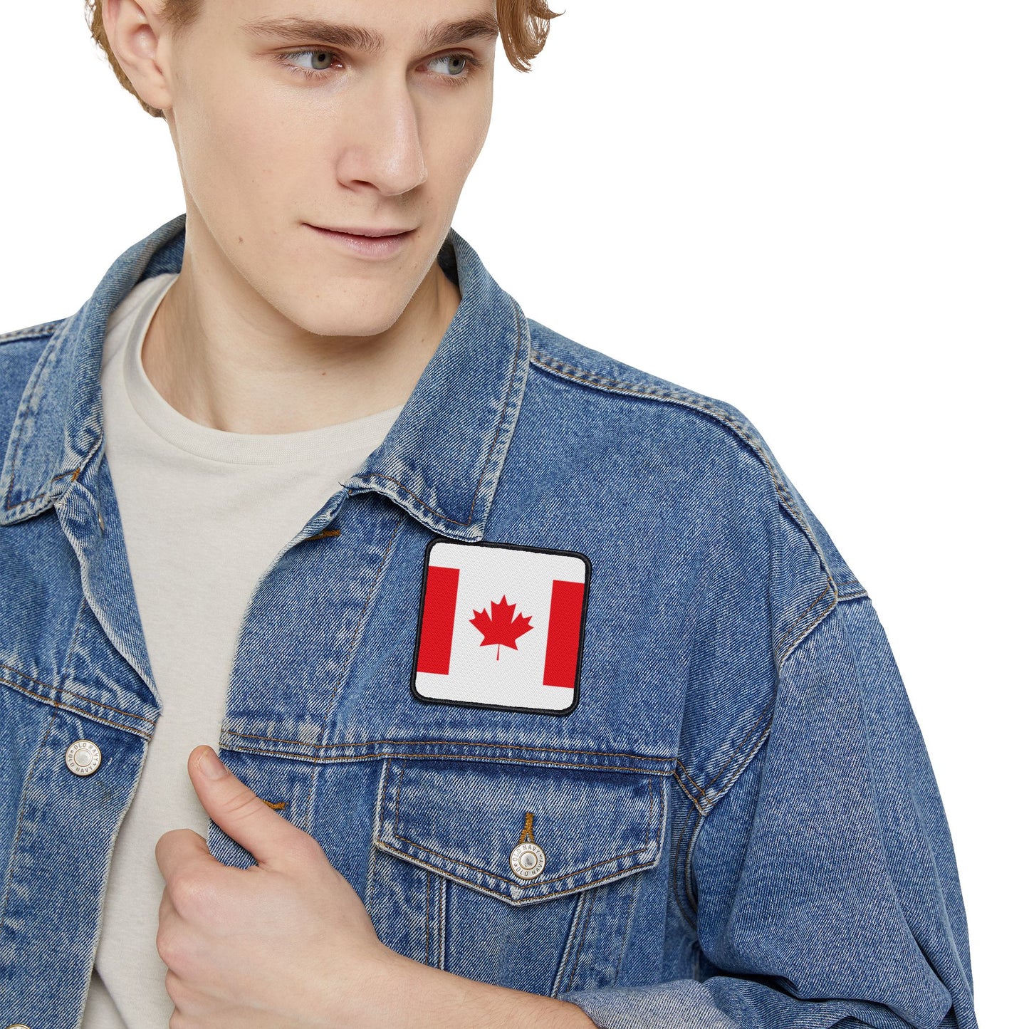 Flag Village Canada Flag Embroidery Iron-On Patches