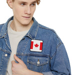 Flag Village Canada Flag Embroidery Iron-On Patches