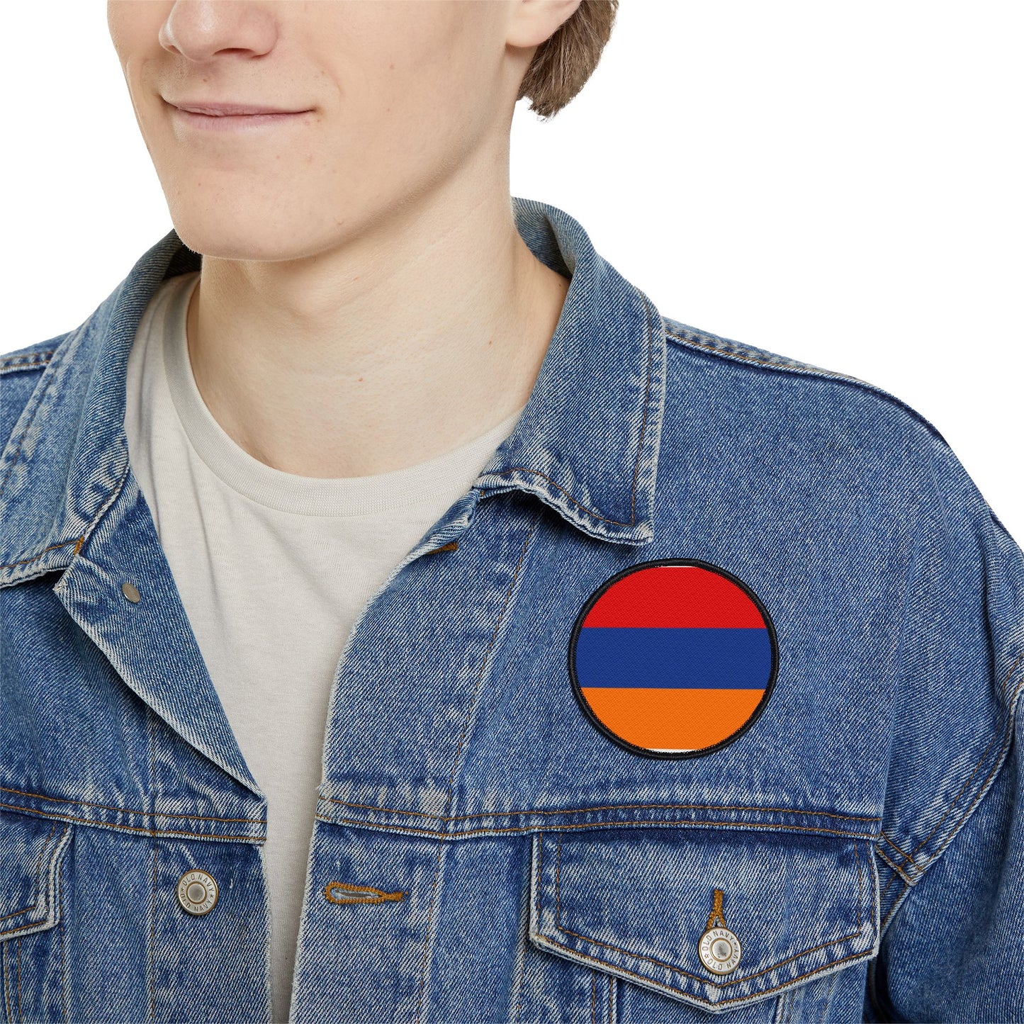 Flag Village Armenia Flag Embroidery Iron-On Patches