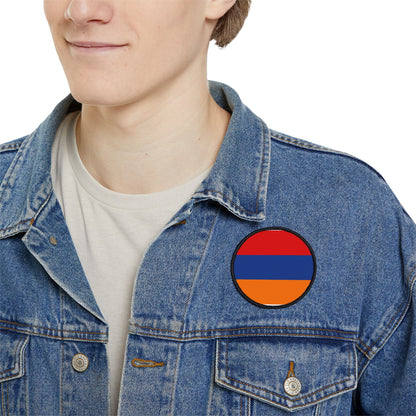 Flag Village Armenia Flag Embroidery Iron-On Patches