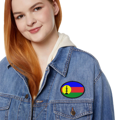 Flag Village New Caledonia Flag Embroidery Iron-On Patches