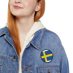 Flag Village Sweden Flag Embroidery Iron-On Patches