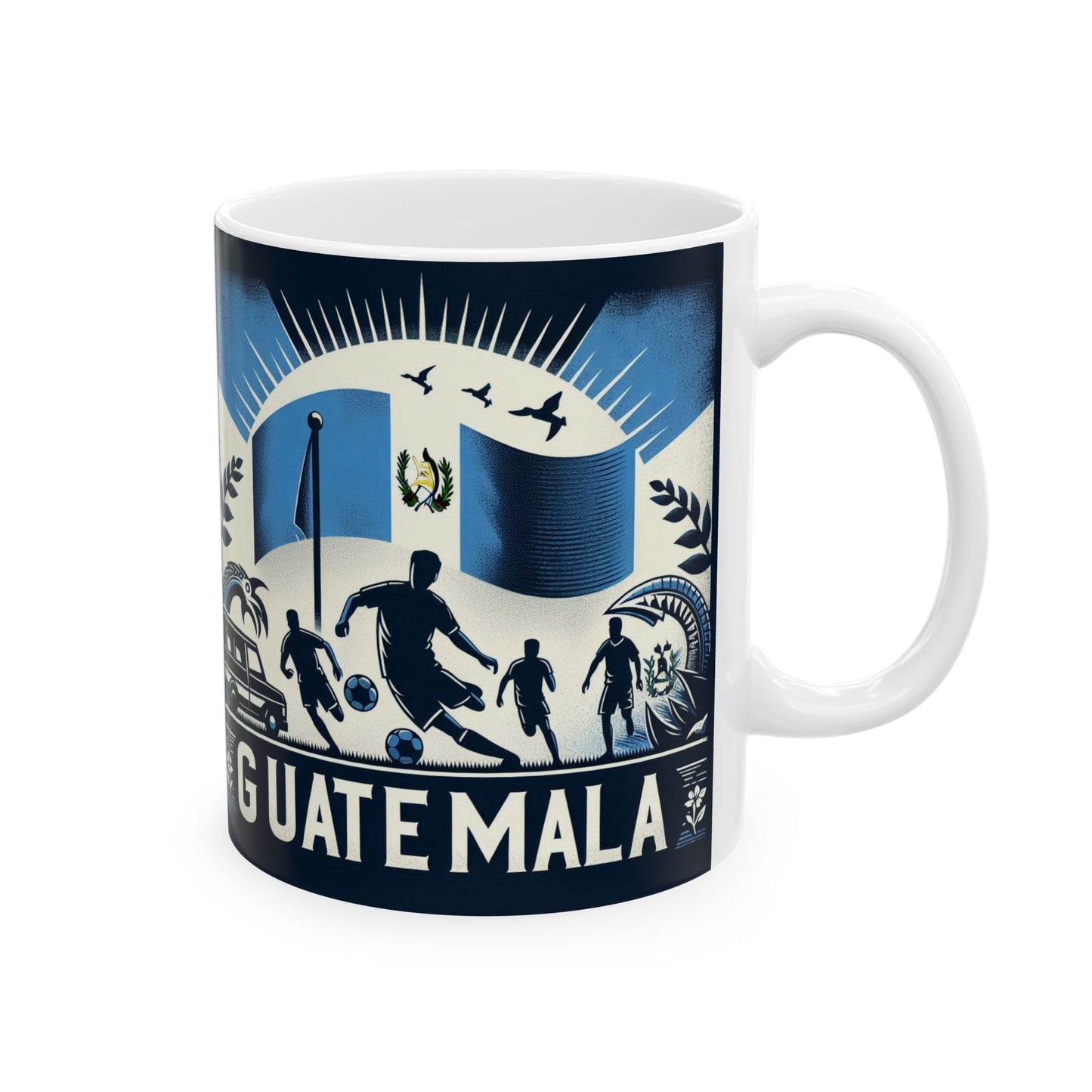 Flag Village Guatemala Sporting Flag Ceramic Coffee Mug 11oz GTM0005