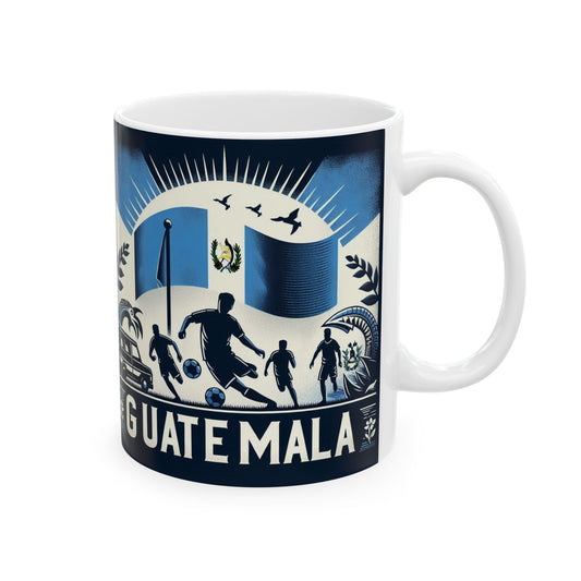 Flag Village Guatemala Sporting Flag Ceramic Coffee Mug 11oz GTM0005