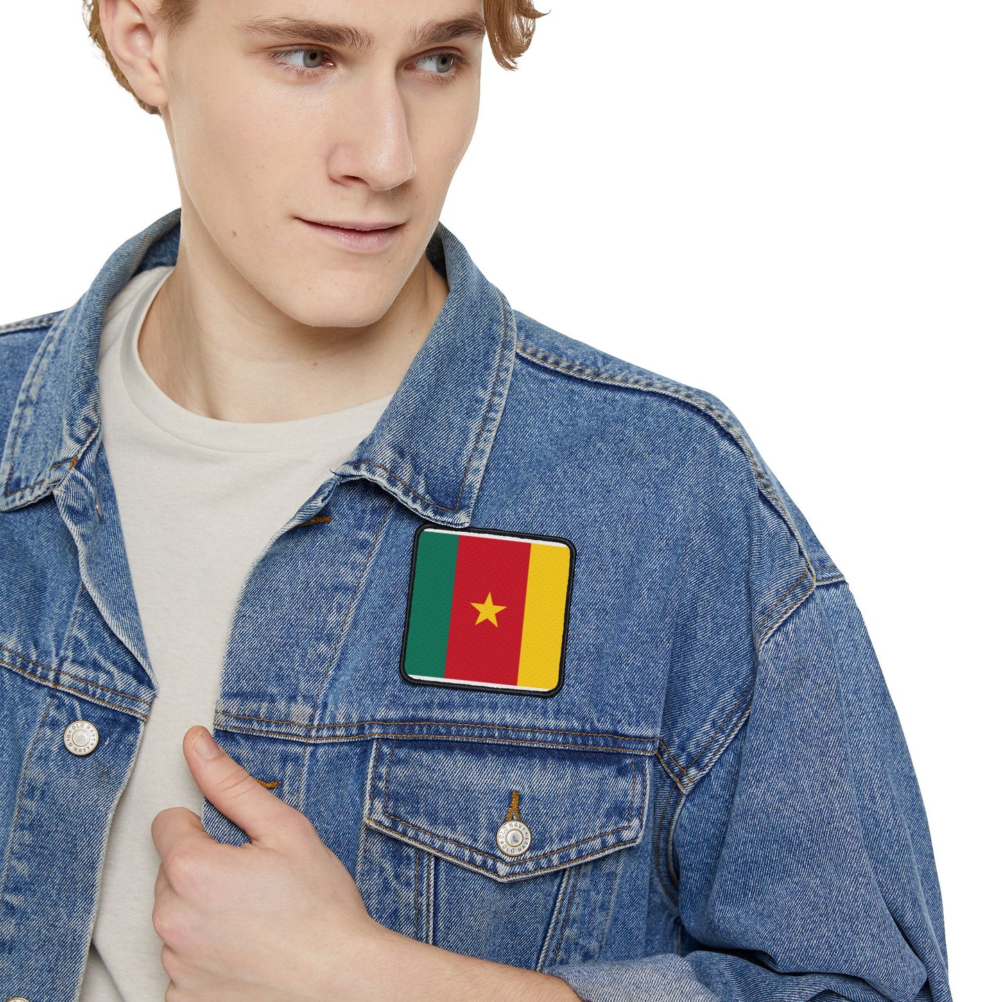 Flag Village Cameroon Flag Embroidery Iron-On Patches