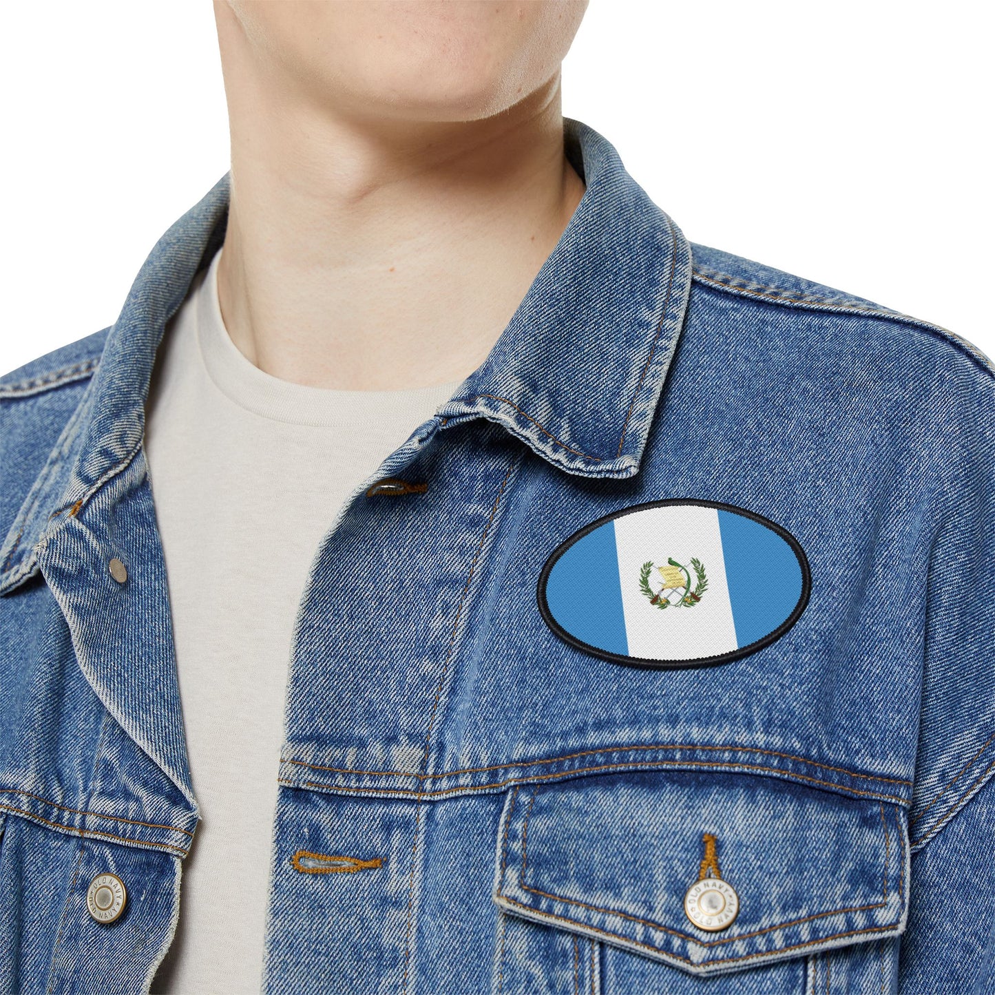 Flag Village Guatemala Flag Embroidery Iron-On Patches