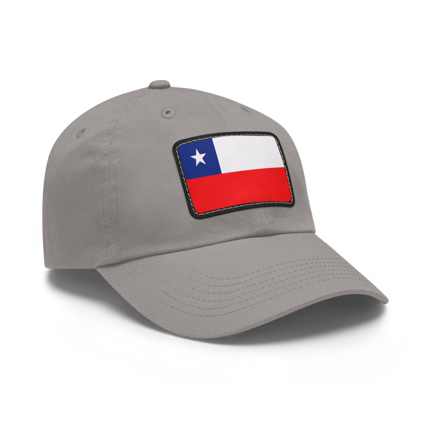 Flag Village Chile Flag Hat Cap with Leather Patch