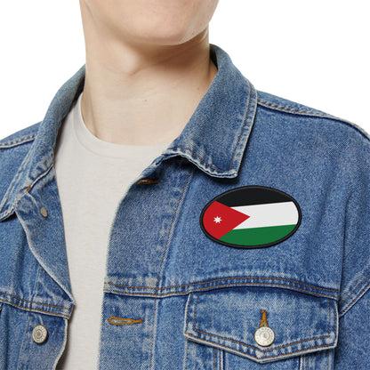 Flag Village Jordan Flag Embroidery Iron-On Patches
