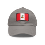 Flag Village Peru Flag Hat Cap with Leather Patch