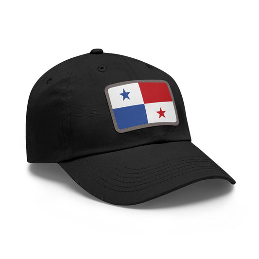 Flag Village Panama Flag Hat Cap with Leather Patch