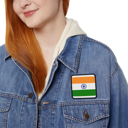 Flag Village India Flag Embroidery Iron-On Patches