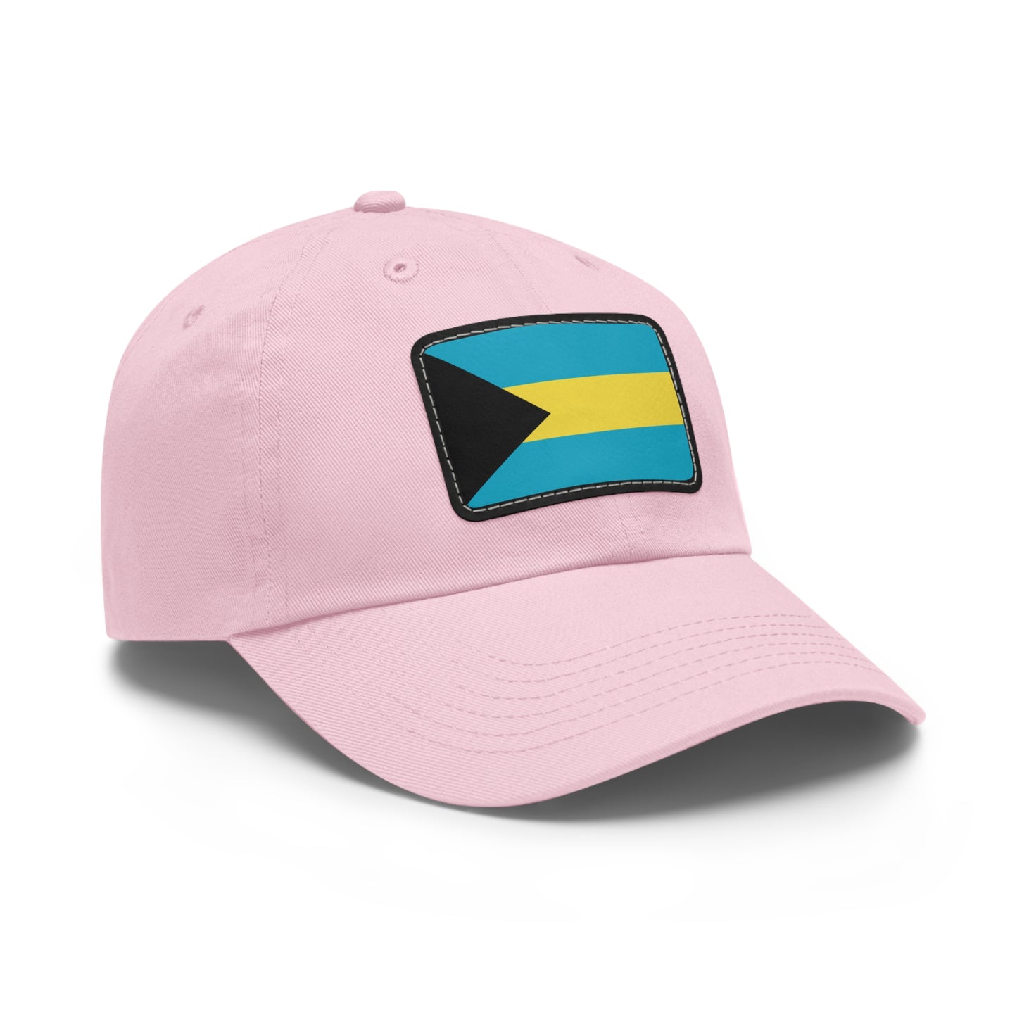 Flag Village Bahamas Flag Hat Cap with Leather Patch