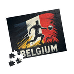 Flag Village Belgium Sporting Flag Puzzle (110, 252, 520, 1014-piece) BEL0005