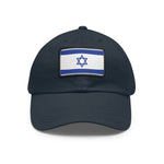 Flag Village Israel Flag Hat Cap with Leather Patch